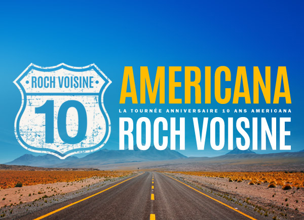 Spectacle Roch Voisine: La tournée anniversaire, 10 ans Americana présenté au Carré 150  de Victoriaville