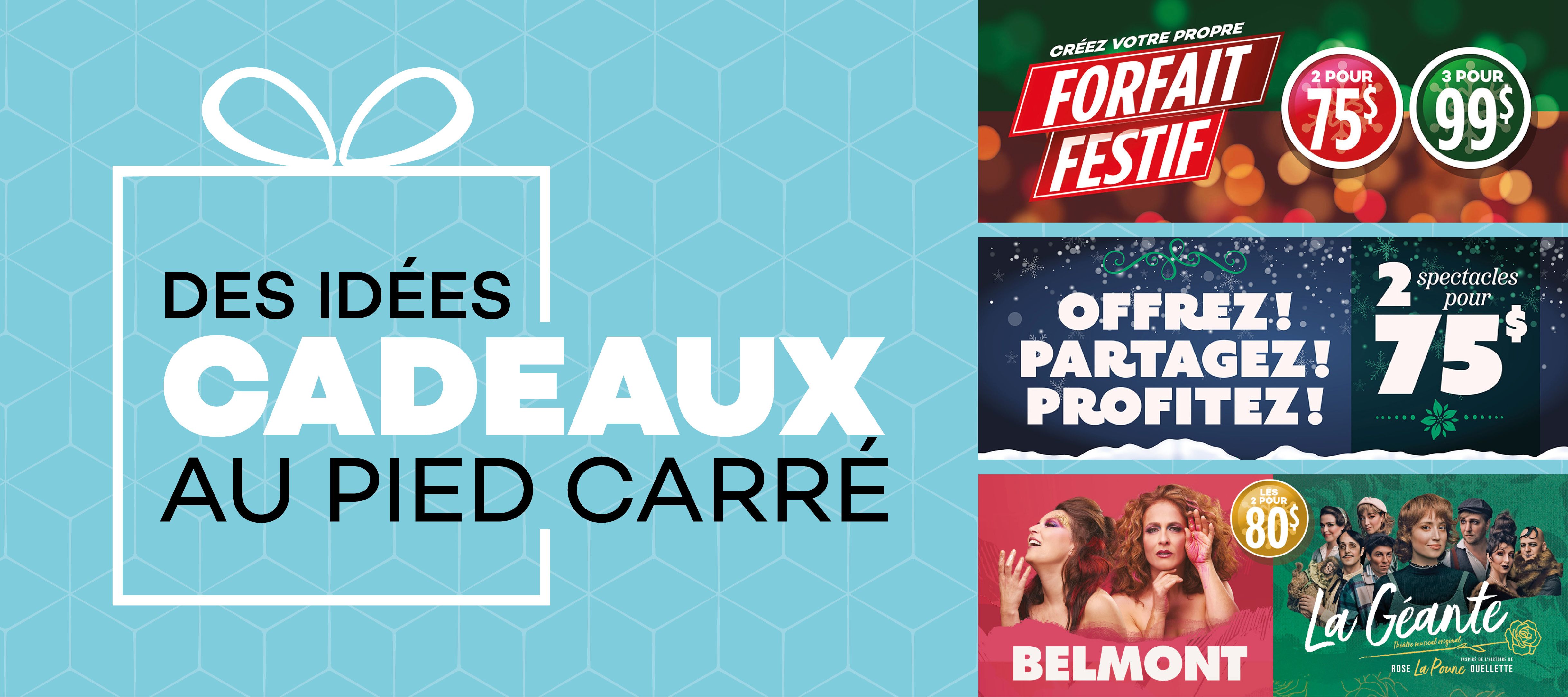 DES IDÉES CADEAUX AU PIED CARRÉ