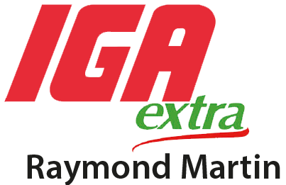 Logo IGA Extra Raymond Matin (nom noir).png